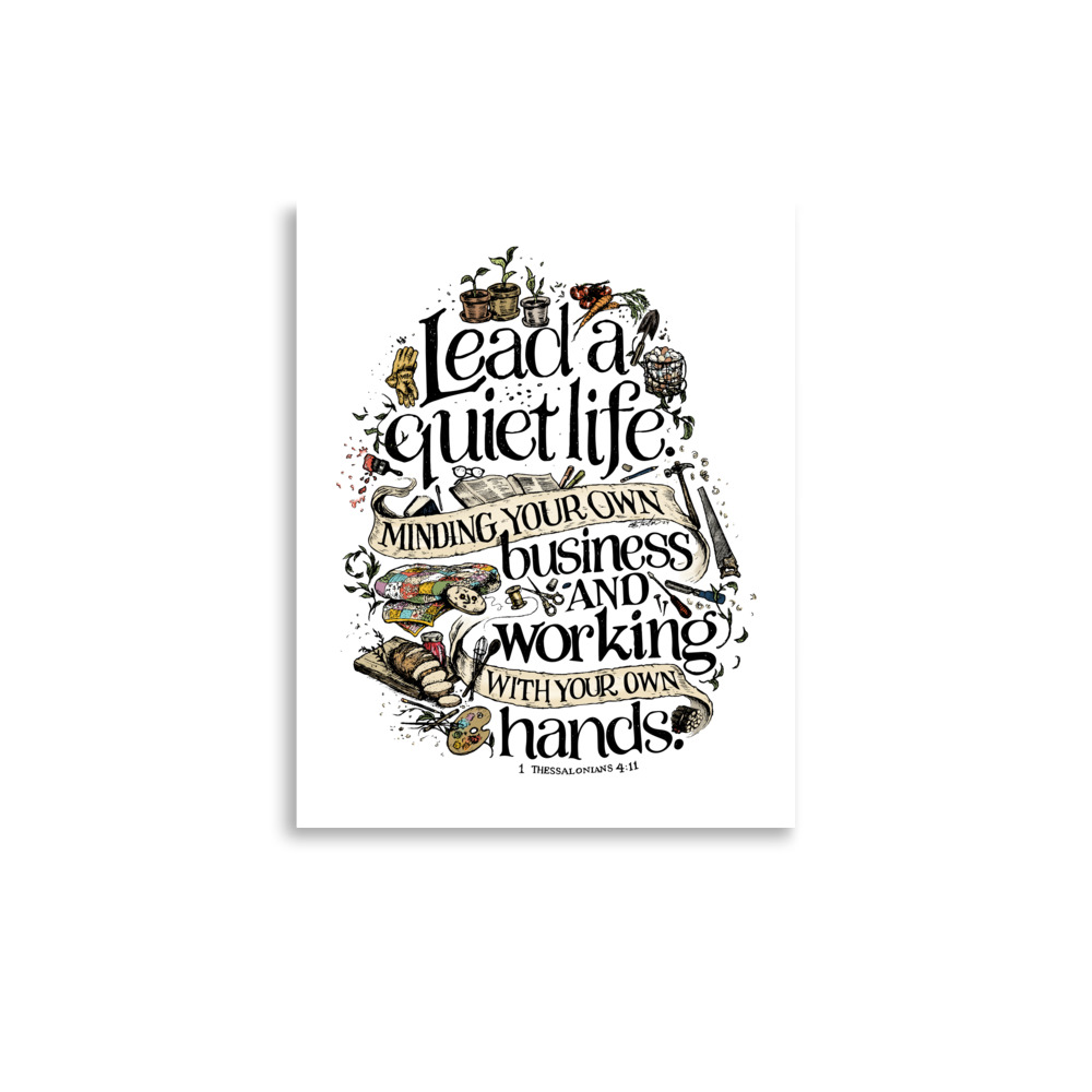 Quiet Life Colour Art Print - Image 1