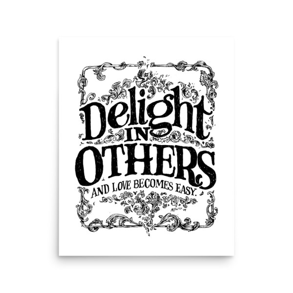 Delight in Others Art Print