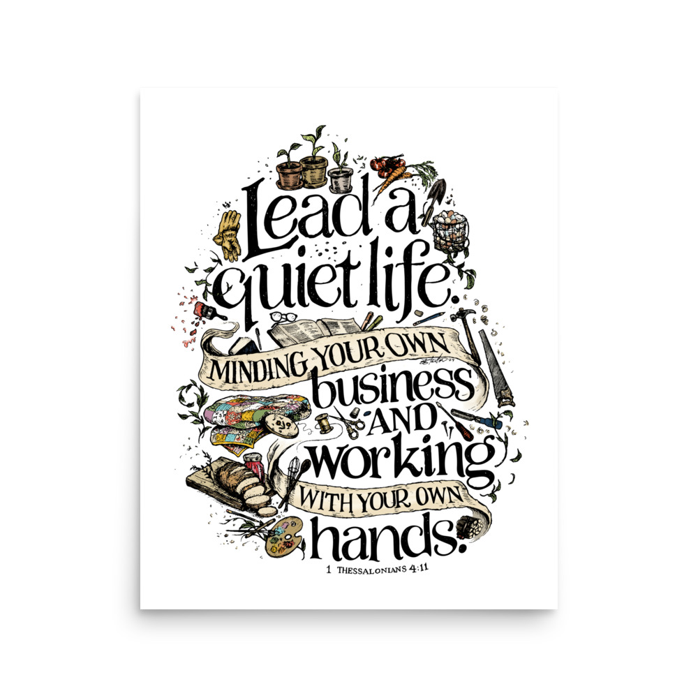 Quiet Life Colour Art Print - Image 2